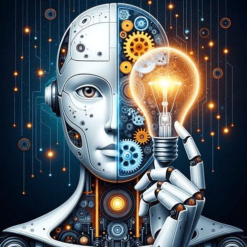 Ilustración de inteligencia artificial